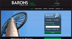 Desktop Screenshot of baronsproperty.co.uk